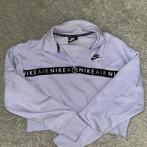 Nike Air Light Purple Quarter-Zip Top